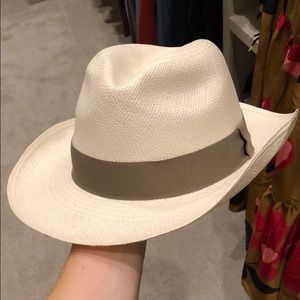 Handmade tequila straw Panama hat, Size L